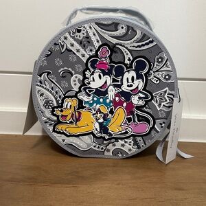 DisneyX Vera Bradley Cosmetic Case Mickey, Minnie & Pluto NWT